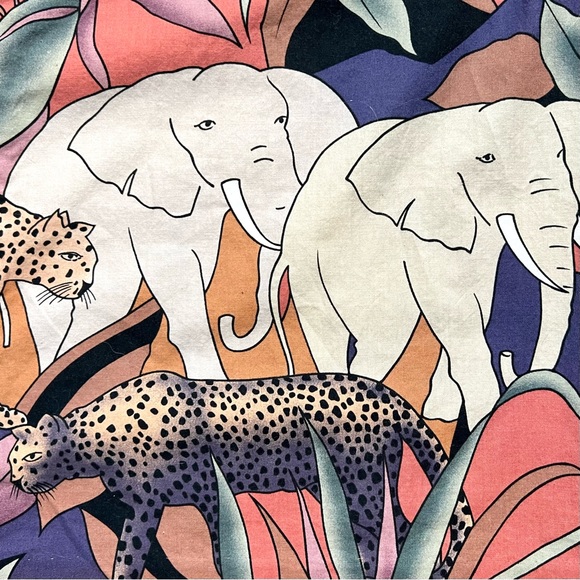 Vintage Safari Print Maxi Skirt - Picture 2 of 4